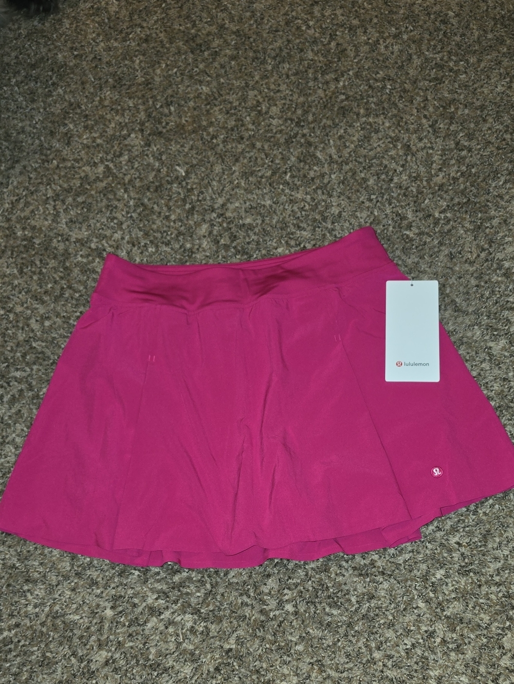 Lululemon A-Line Side Pleat Tennis Skirt! Sz Medium! Nwts PFRE!